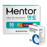 SD 스탠다드 멘토 혈당검사지 50매 + 침100