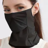 아이스 스카프 블랙 쿨링 쿨마스크 햇빛가리개마스크
