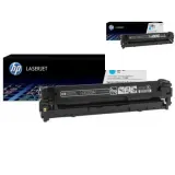 HP 토너 CE321A 청색 128A 1300매 복합기소모품 복합기토너 레이저프린트토너 토너정품