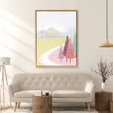 감성 일러스트 캔버스 액자 풍경 그림 인테리어