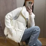 여성 경량 패딩 조끼 간절기 레이어드 다운 슬림핏