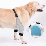 강아지 무릎보호대 그레이 2XL