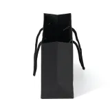 심플 무지 가로형 종이 쇼핑백 10p(21x14cm) (블랙)