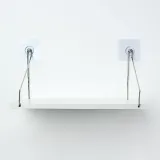 공간데코 벽선반(30x15cm) (화이트) 무타공 우드선반