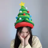 크리스마스 초록 트리모자 연말 홈파티 산타 꼬깔모자