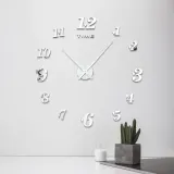 DIY 미니하트 붙이는 벽시계 디자인벽시계 실버
