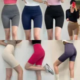 심플바이크팬츠 레깅스 반바지 운동복 요가 5부 힙업