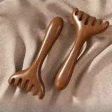 견고한 두피 괄사 마사지빗 오래쓰는 머리 얼굴 지압