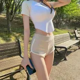 반바지 숏팬츠 여름 홈웨어 밴딩 A라인 캐주얼 팬츠