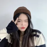 프리덤 니트 비니(브라운) 패션비니