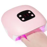 타이머 UV LED 젤네일 램프(핑크) 셀프네일