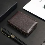 스탠다드 자석 명함케이스(다크브라운) 명함보관