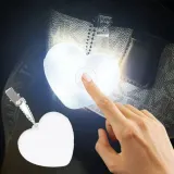 하트 키홀더 LED 미니 라이트 가방 열쇠고리 조명