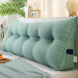 침대 삼각 등받이쿠션 150cm(민트)