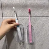 전동 칫솔꽂이 투명 칫솔통 빗통꽂이