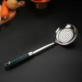 304스텐 긴손잡이 구멍국자 튀김 건지기국자