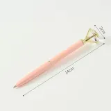 다이아몬드 유성볼펜(핑크) 1.0mm볼펜