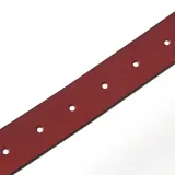 레아 여성 소가죽 벨트(레드) 핀버클 청바지벨트