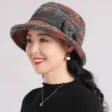 여성 버킷햇 벙거지 모자 중년 엄마 등산용 외출 겨울 방한 모자