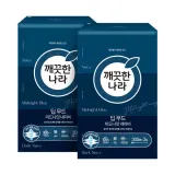 깨끗한나라 딥무드 미용티슈 미드나잇 네이비 300매 3입 2팩