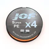 JOF 4합사라인 PE 낚싯줄 2호 300m 오렌지