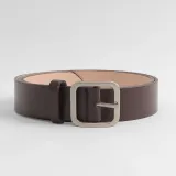 로빈 스퀘어 여성 가죽벨트(100cm) (브라운)/버클벨트