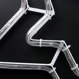 LED 논네온 이중별 백색 40cm (무점멸) 트리장식