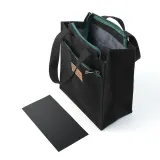 리빙 캔버스 토트백(25x28.5cm) (블랙) 보조가방