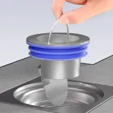 싹제로 악취 벌레차단 배구수 하수구 트랩 2p(실버)