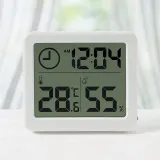 스마트 디지털시계 온습도계 실내온도계 화이트