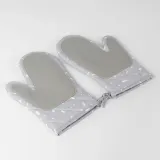 무핀 주방 오븐 장갑 2p /실리콘 패브릭 냄비장갑