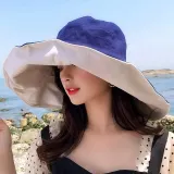 버킷햇 벙거지모자 양면 리버서블 여름 썬캡 햇빛가리개 모자 왕챙모자