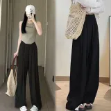 시안 아이스 와이드 팬츠 썸머 쿨링 밴딩 바지