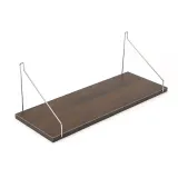 공간데코 벽선반 (40x15cm) (월넛) 무타공선반