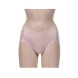꽃무늬 패턴 심플 신축 여성 햄라인 삼각팬티 베이지