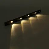 USB충전 무선 동작감지 LED 센서등(50cm) (블랙)
