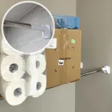 못없이 압축 행거 커튼봉 110-200cm