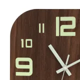 플랫우드 축광 야광 무소음 벽시계 거실 모던벽시계
