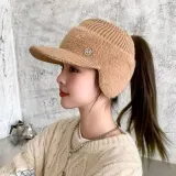 귀달이모자 캡모자 방한 귀덮는 털모자 스키 니트 귀도리 밍크캡