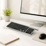포워드테크 투명 사무용 키보드 받침대 미끄럼방지 논슬립 아크릴 거치대