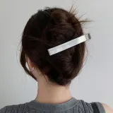 메탈일자집게핀 엄마친구아들 집게핀 clawclips 올림머리핀
