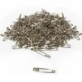 의류용 실핀 고정고리 은색 부자재 33mm