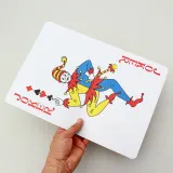 대형 점보 트럼프 카드 25.8x37cm 플레이 포커 원카드