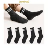 양말 중목 데일리 5켤레 다크그레이 외출 발보호 착용용