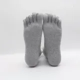 여성용 발가락 장목양말 연회색색 5켤레