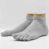 여성용 발가락 단목양말 회색색 5켤레