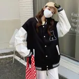 야구점퍼 영문 레터링 캐주얼 스타디움 자켓 데일리 외출복