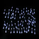 태양광 LED 50구 물방울 가랜드 전구(5m) 루프탑조명