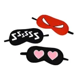 수면안대 핑크 하트 디자인 숙면용 휴대용 여행용