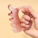 두피 목 어깨 승모근 팔뚝 바디 괄사 마사지 손잡이 마사지기